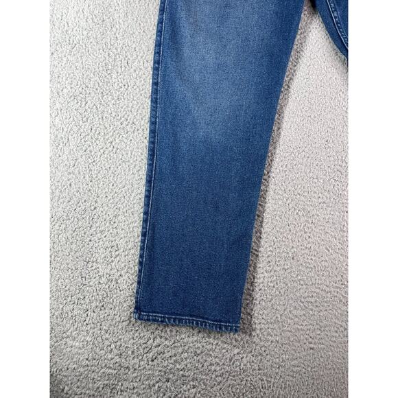 Hollister Jeans Womens 13R (31 x 27) Blue Denim Paperbag Ultra High Rise Mom - Picture 3 of 13